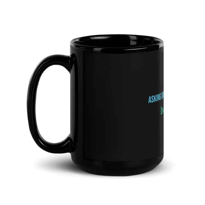 Black Glossy Mug - Image 2