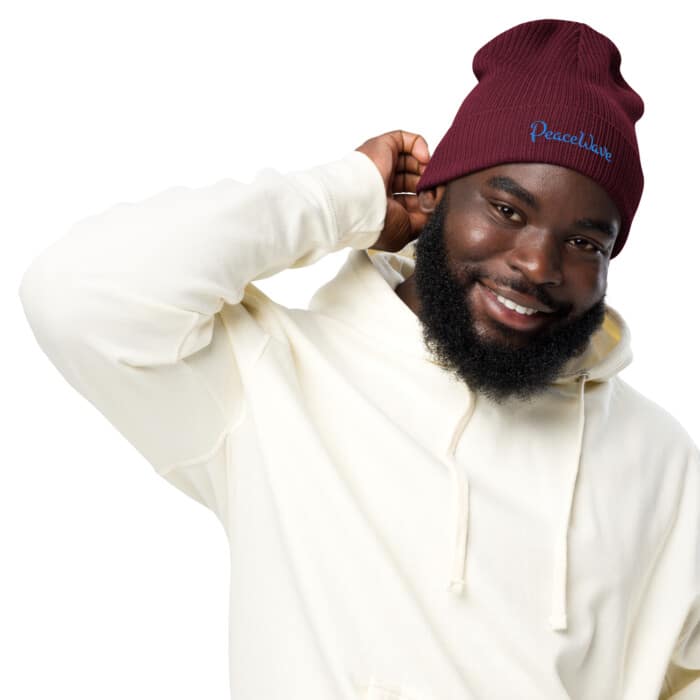 Organic ribbed beanie - Image 7