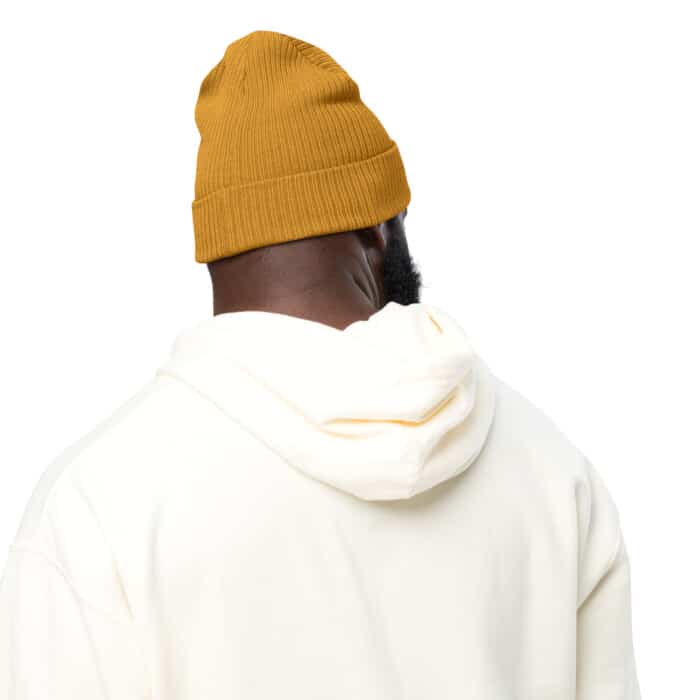 Organic ribbed beanie - Image 12