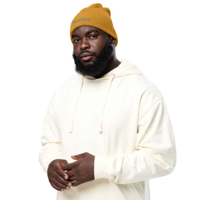 Organic ribbed beanie - Image 11