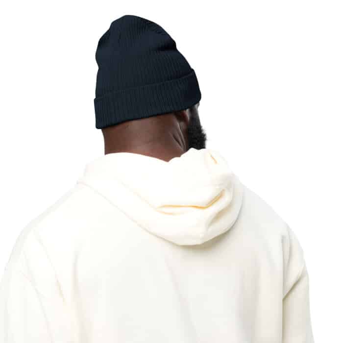 Organic ribbed beanie - Image 6